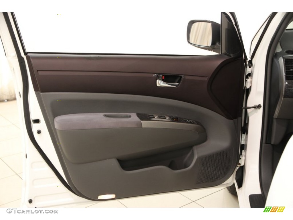 2005 Prius Hybrid - Super White / Gray/Burgundy photo #4