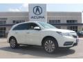 2015 White Diamond Pearl Acura MDX SH-AWD Technology  photo #1