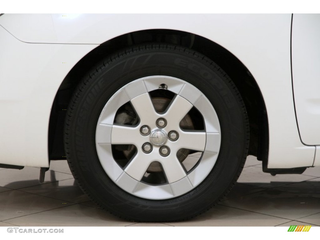 2005 Prius Hybrid - Super White / Gray/Burgundy photo #28