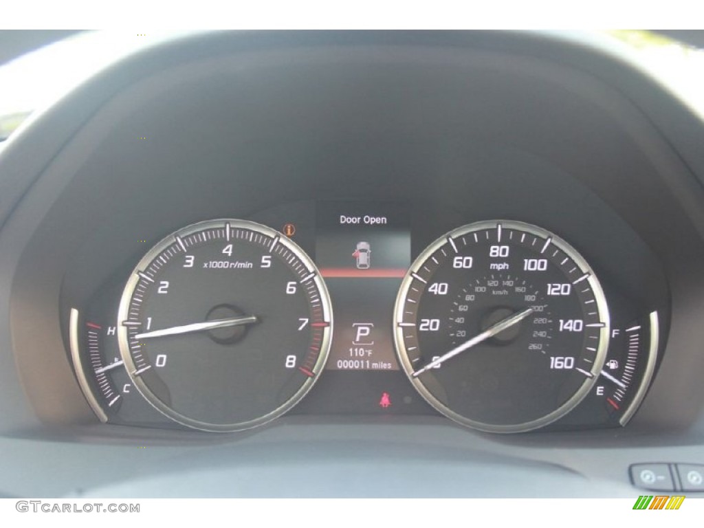 2015 Acura MDX SH-AWD Technology Gauges Photo #94825502