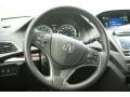 Ebony 2015 Acura MDX SH-AWD Technology Steering Wheel