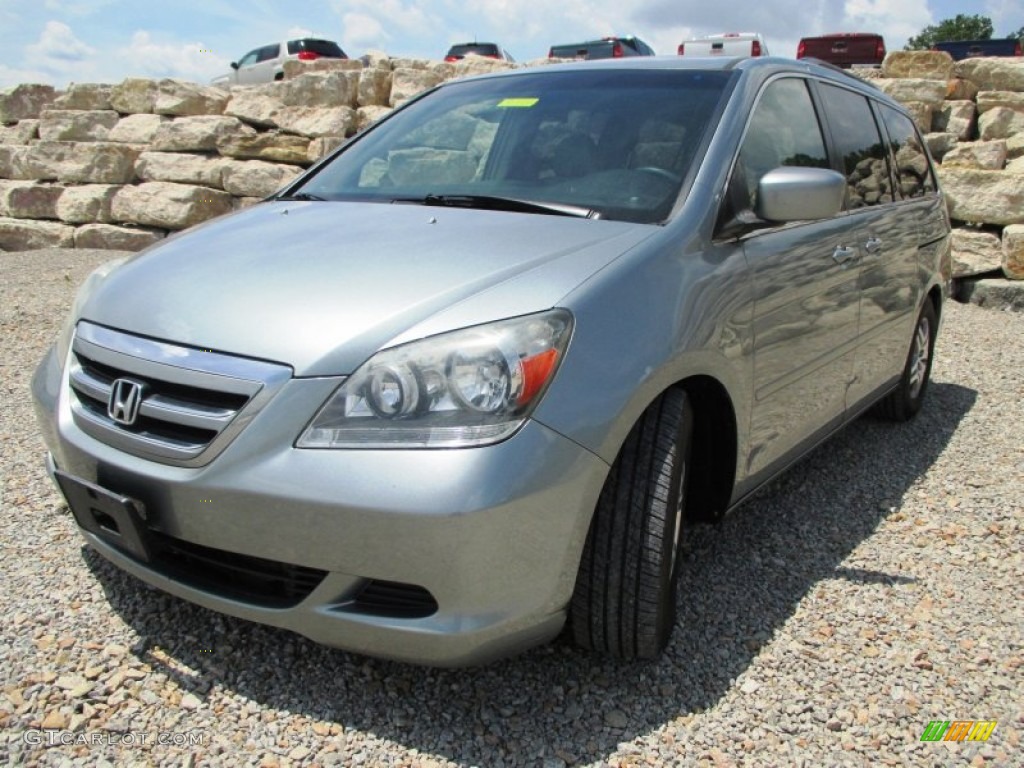 2005 Odyssey EX-L - Silver Pearl Metallic / Gray photo #2