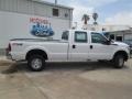 2015 Oxford White Ford F250 Super Duty XL Crew Cab 4x4  photo #7