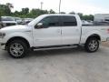 2014 White Platinum Ford F150 Lariat SuperCrew 4x4  photo #3