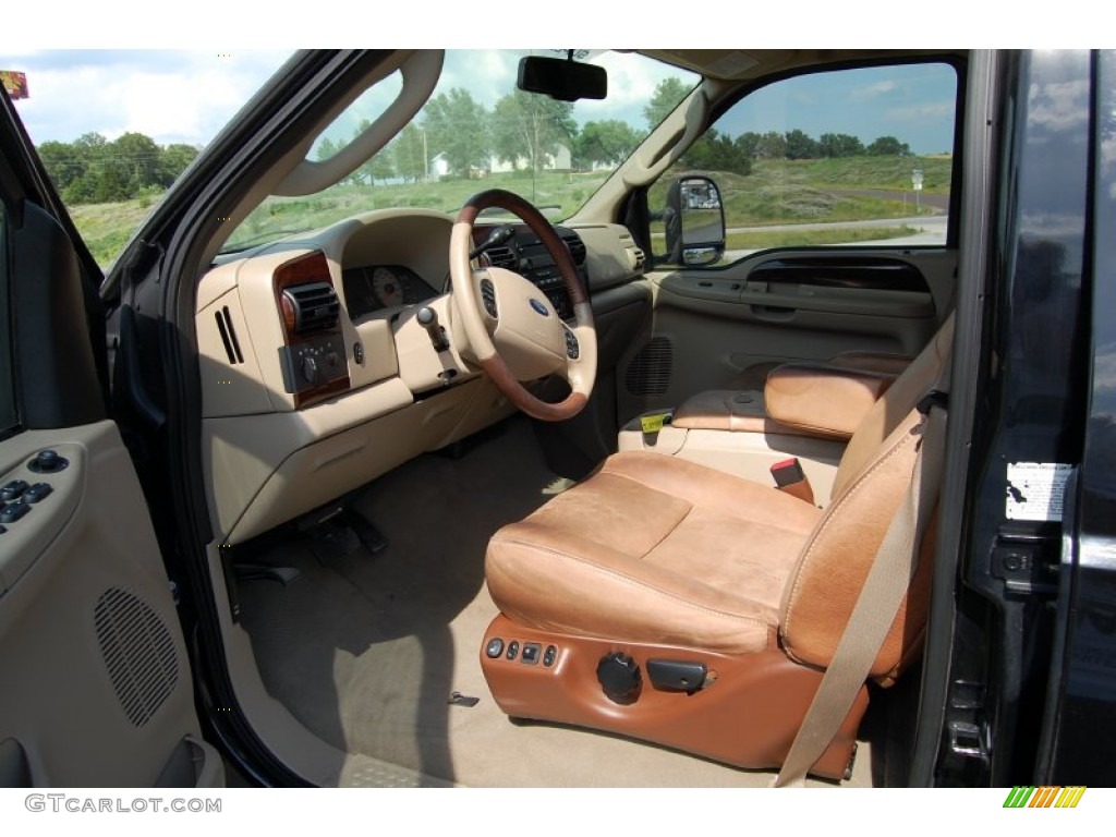 2006 F350 Super Duty King Ranch Crew Cab 4x4 Dually - Black / Tan photo #9