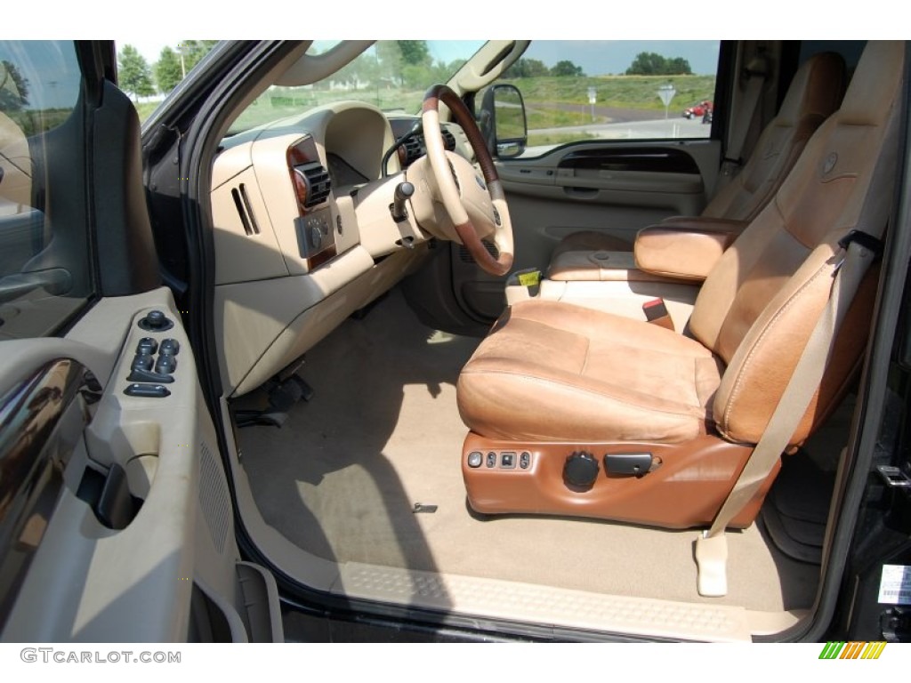 2006 F350 Super Duty King Ranch Crew Cab 4x4 Dually - Black / Tan photo #11
