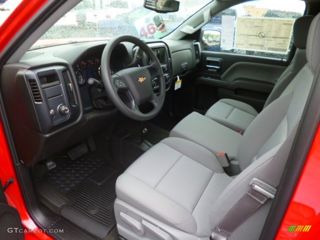 2014 Silverado 1500 WT Regular Cab 4x4 - Victory Red / Jet Black/Dark Ash photo #13