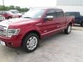 2014 Ruby Red Ford F150 Platinum SuperCrew  photo #2