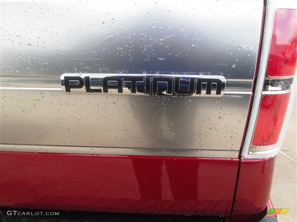2014 F150 Platinum SuperCrew - Ruby Red / Black photo #8
