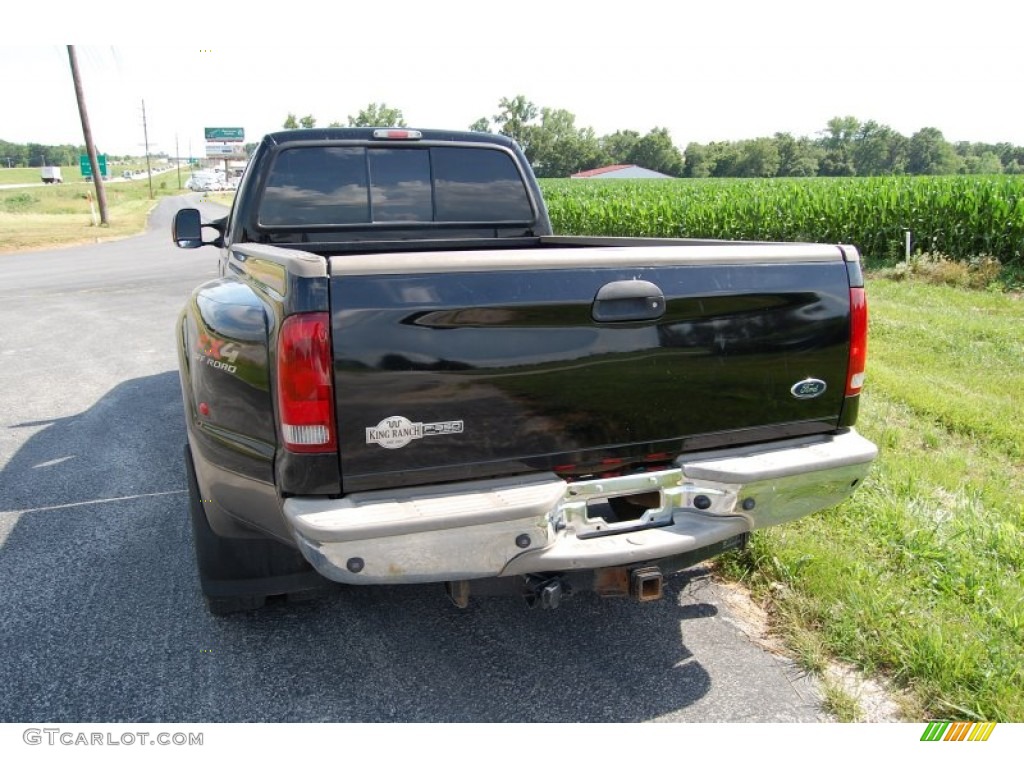 2006 F350 Super Duty King Ranch Crew Cab 4x4 Dually - Black / Tan photo #27
