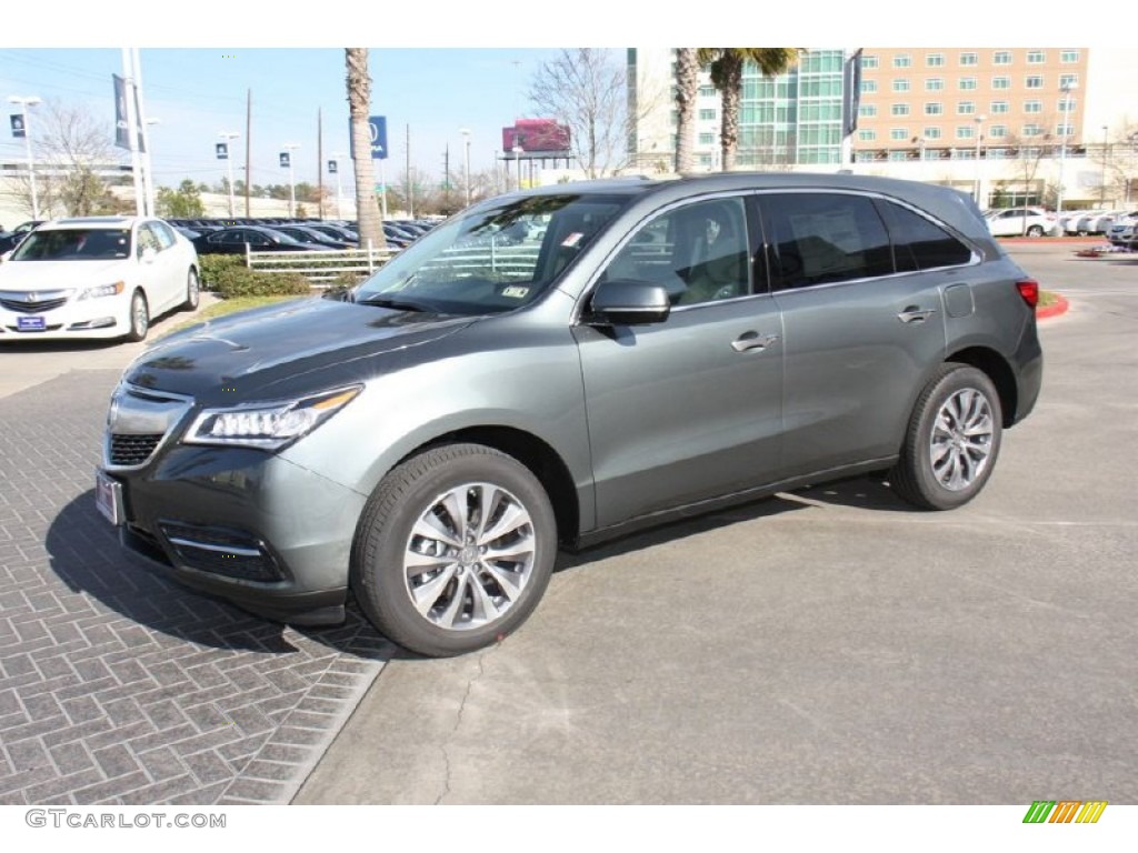 2015 MDX Technology - Forest Mist Metallic / Parchment photo #3