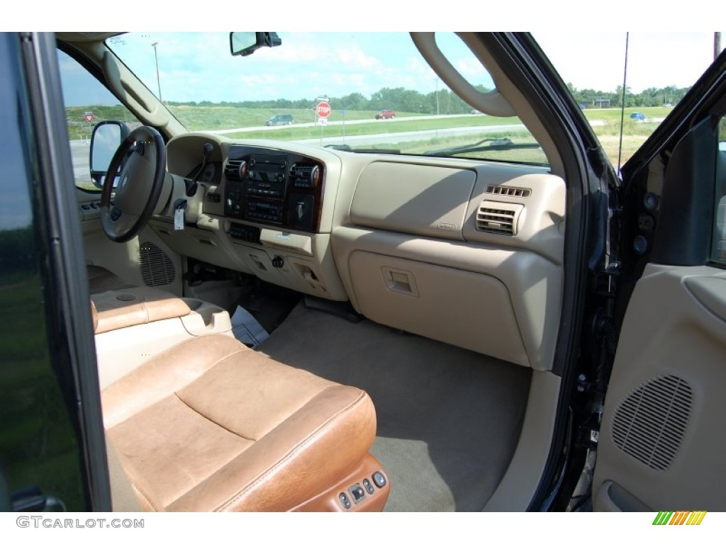 2006 F350 Super Duty King Ranch Crew Cab 4x4 Dually - Black / Tan photo #31