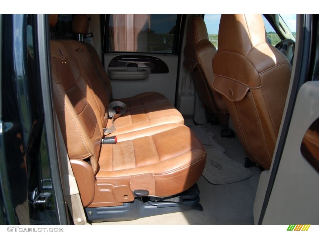 2006 F350 Super Duty King Ranch Crew Cab 4x4 Dually - Black / Tan photo #32