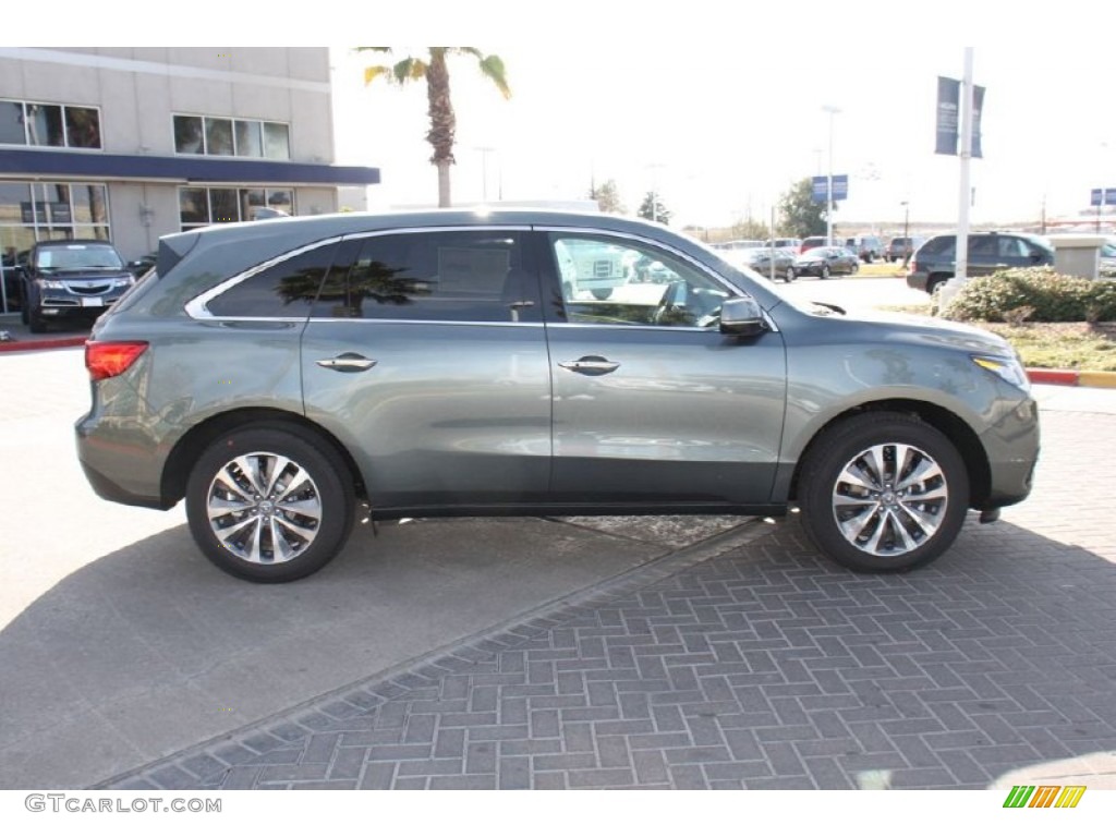 2015 MDX Technology - Forest Mist Metallic / Parchment photo #8