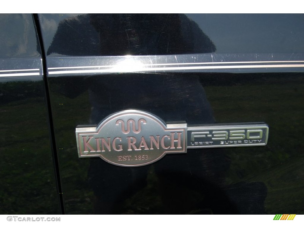 2006 F350 Super Duty King Ranch Crew Cab 4x4 Dually - Black / Tan photo #35
