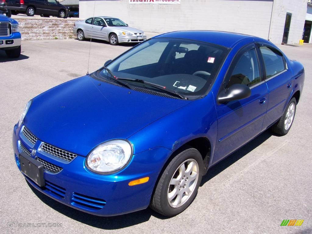 2005 Neon SXT - Electric Blue Pearlcoat / Dark Slate Gray photo #1