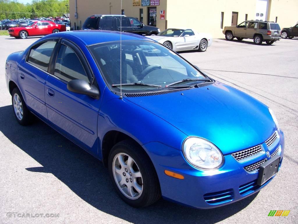 2005 Neon SXT - Electric Blue Pearlcoat / Dark Slate Gray photo #12