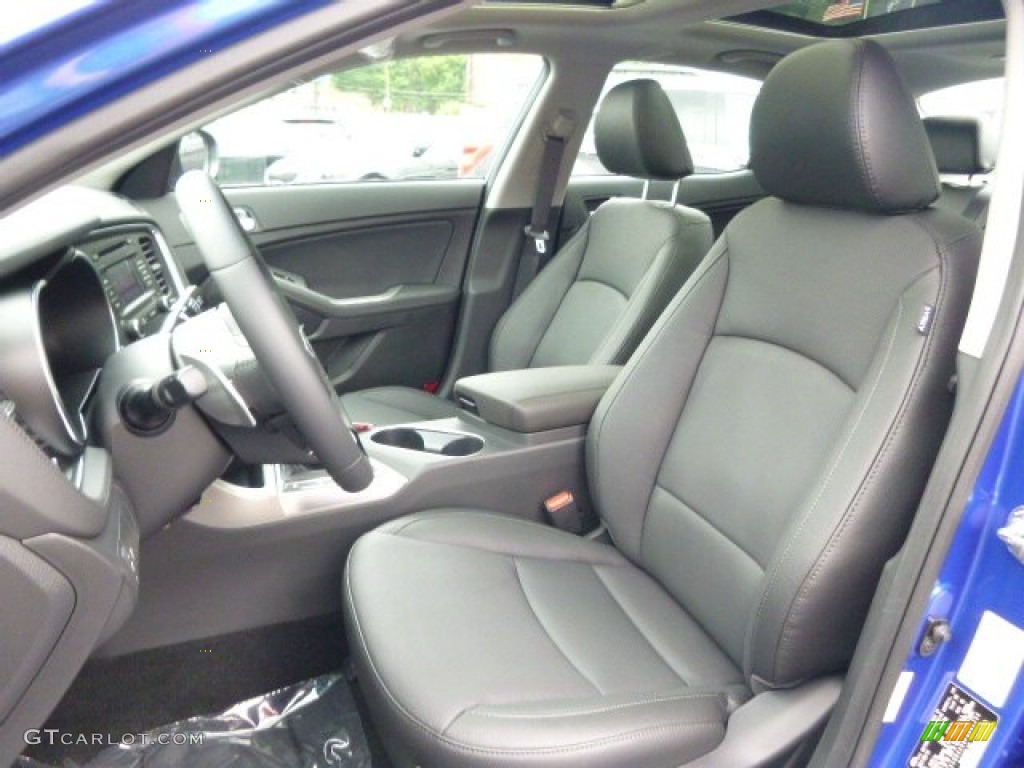 Black Interior 2015 Kia Optima SX Turbo Photo #94832840