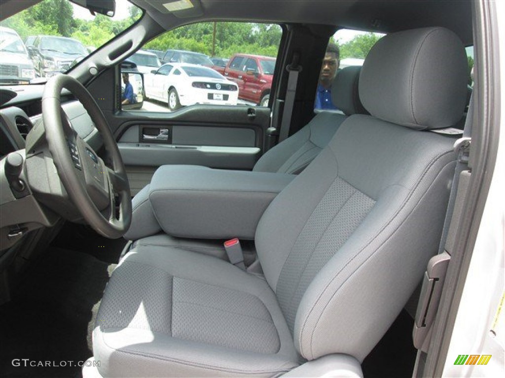 2014 F150 STX SuperCab - Ingot Silver / Steel Grey photo #11