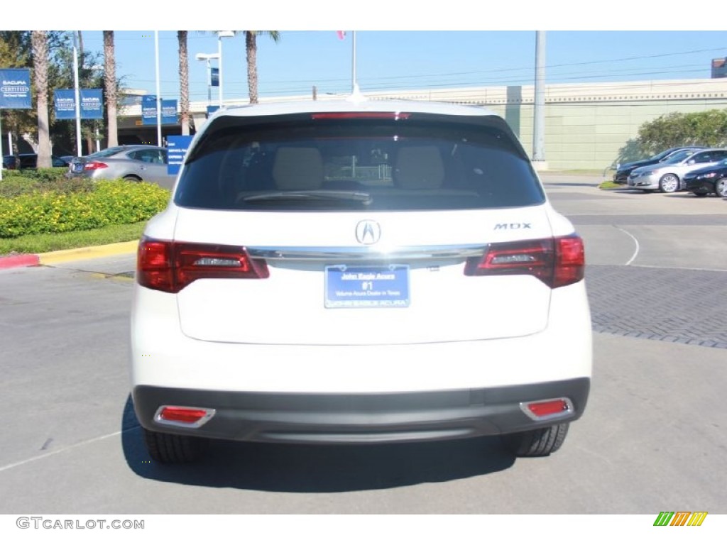 2015 MDX Technology - White Diamond Pearl / Parchment photo #6