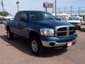 2006 Atlantic Blue Pearl Dodge Ram 2500 SLT Quad Cab 4x4  photo #2