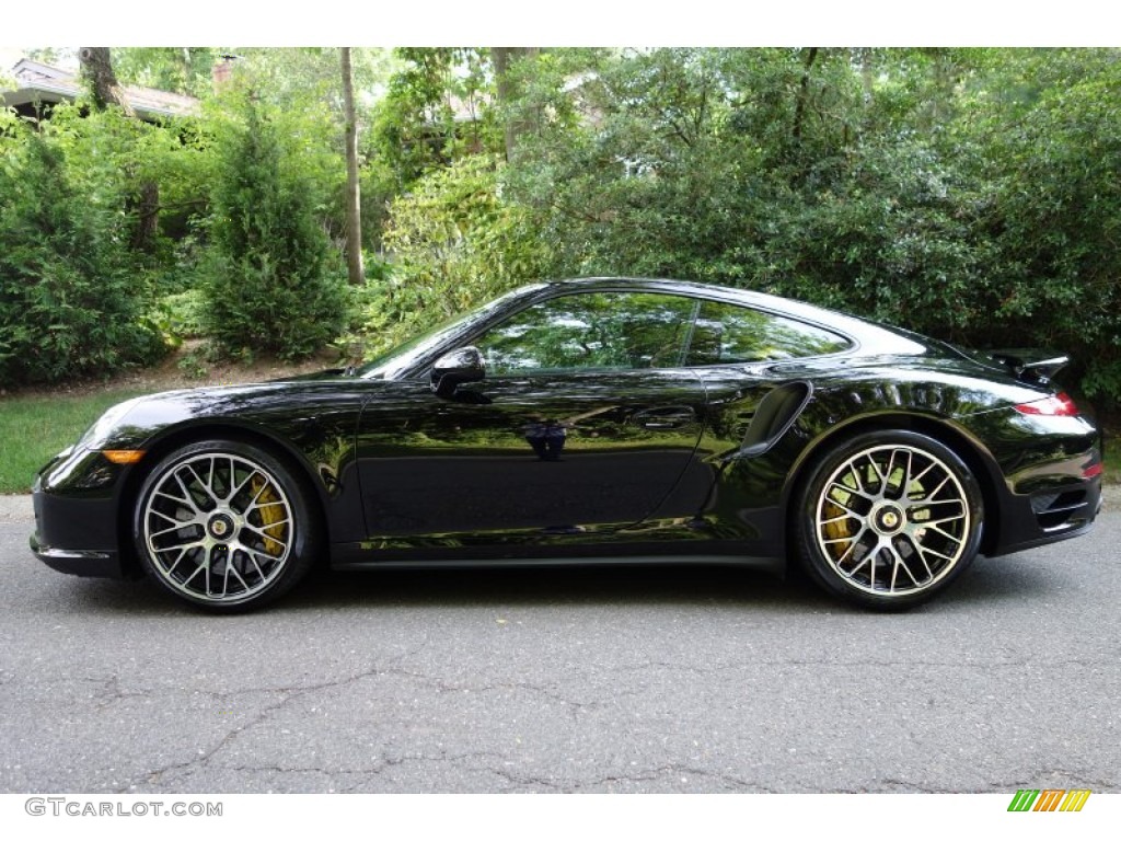 Black 2014 Porsche 911 Turbo S Coupe Exterior Photo #94834343