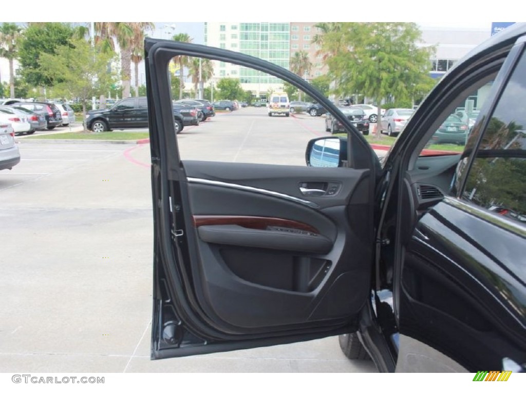2015 MDX Technology - Crystal Black Pearl / Ebony photo #10