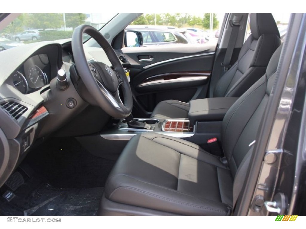 2015 MDX Technology - Crystal Black Pearl / Ebony photo #11