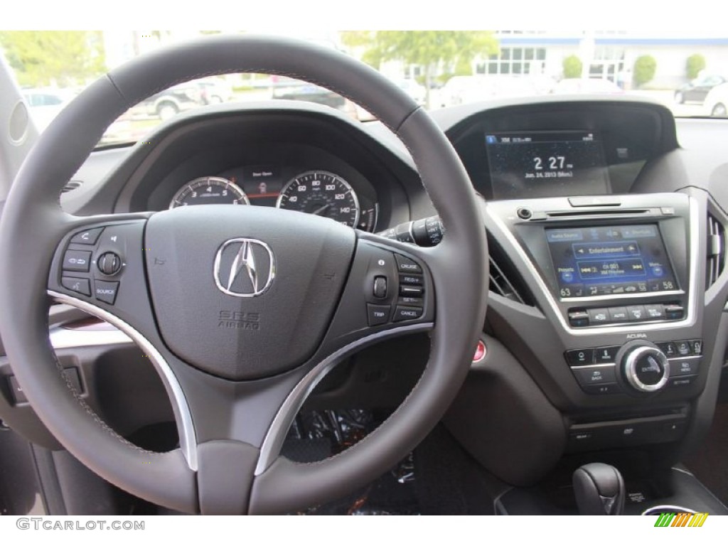 2015 MDX Technology - Crystal Black Pearl / Ebony photo #26