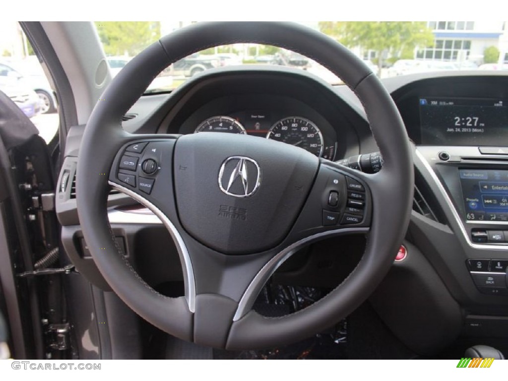 2015 MDX Technology - Crystal Black Pearl / Ebony photo #27