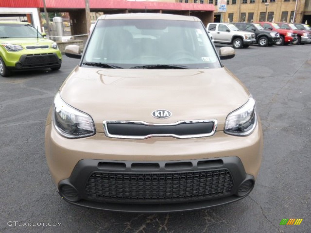 2014 Soul 1.6 - Latte Brown / Black Diamond Woven Cloth photo #3