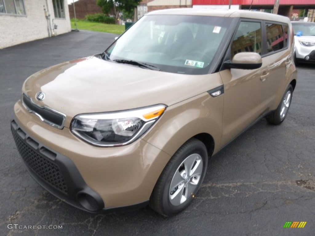 2014 Soul 1.6 - Latte Brown / Black Diamond Woven Cloth photo #4