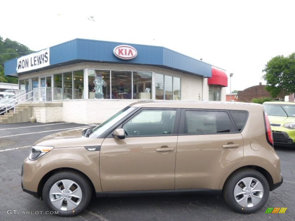2014 Soul 1.6 - Latte Brown / Black Diamond Woven Cloth photo #5