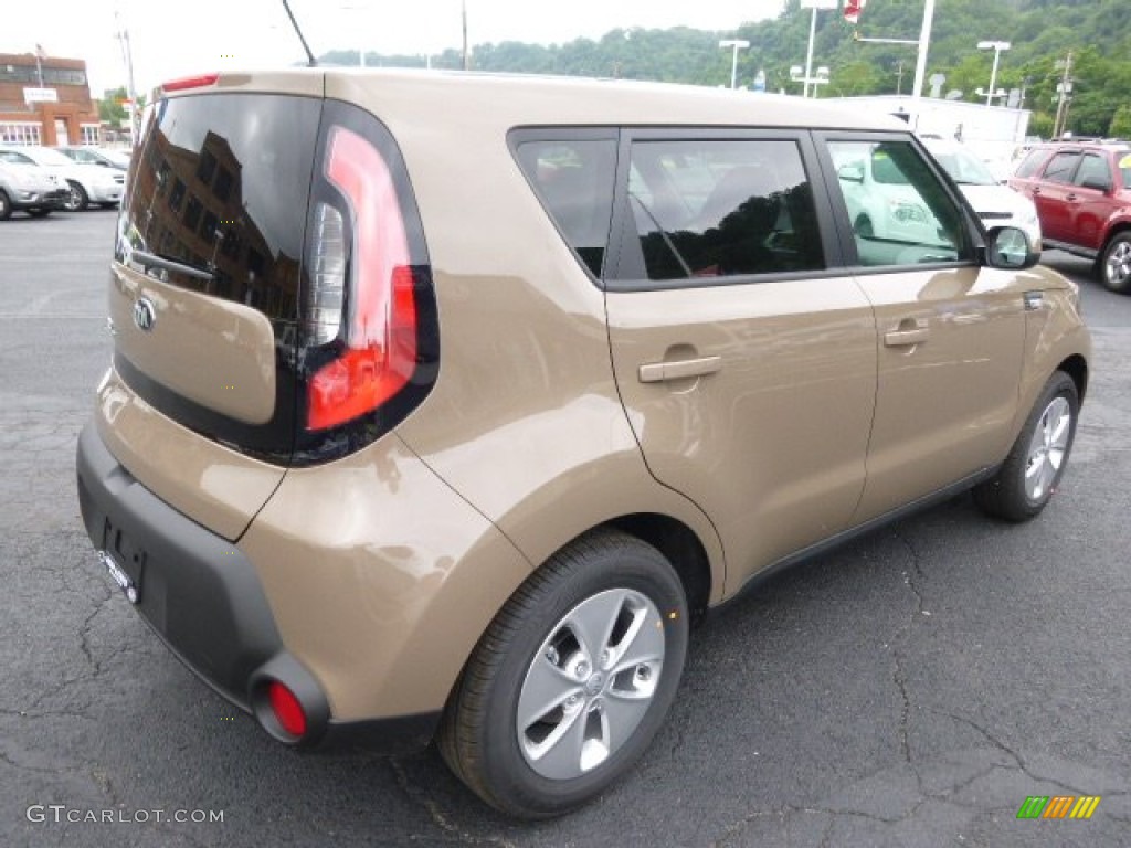 2014 Soul 1.6 - Latte Brown / Black Diamond Woven Cloth photo #8