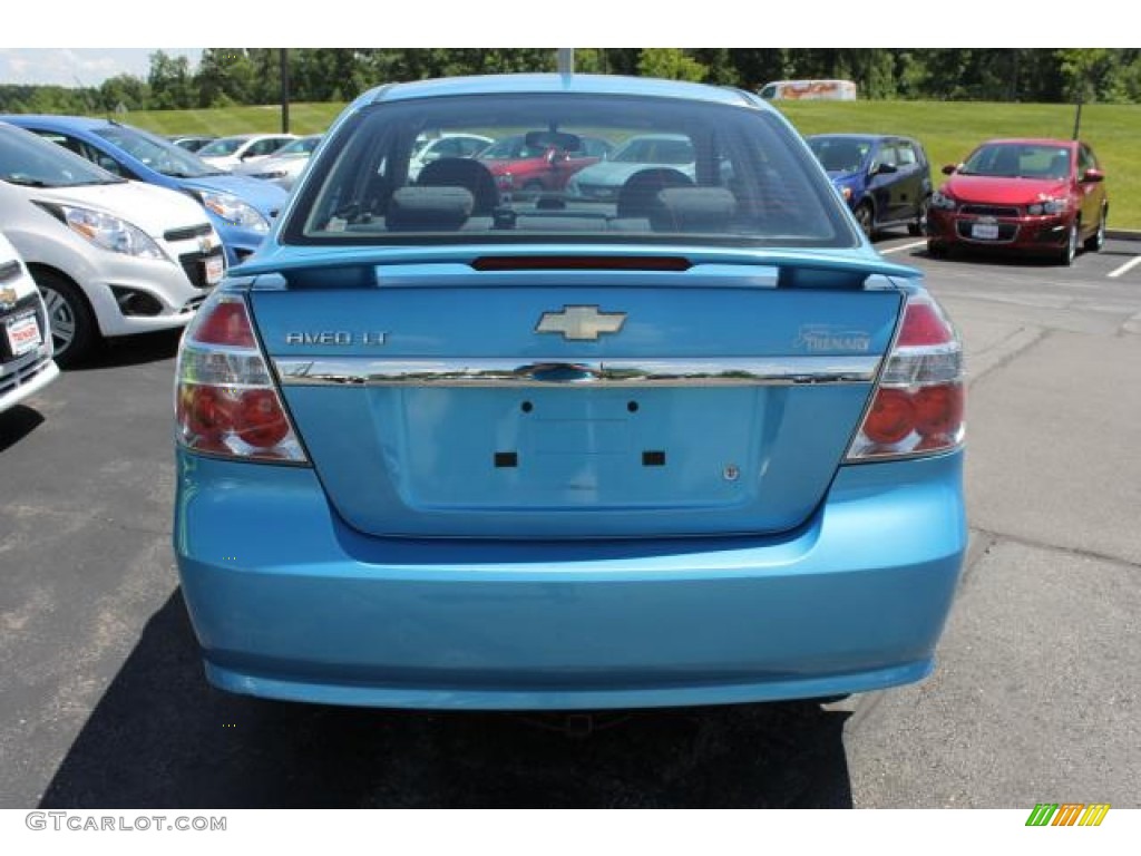 2007 Aveo LT Sedan - Icelandic Blue / Charcoal Black photo #6