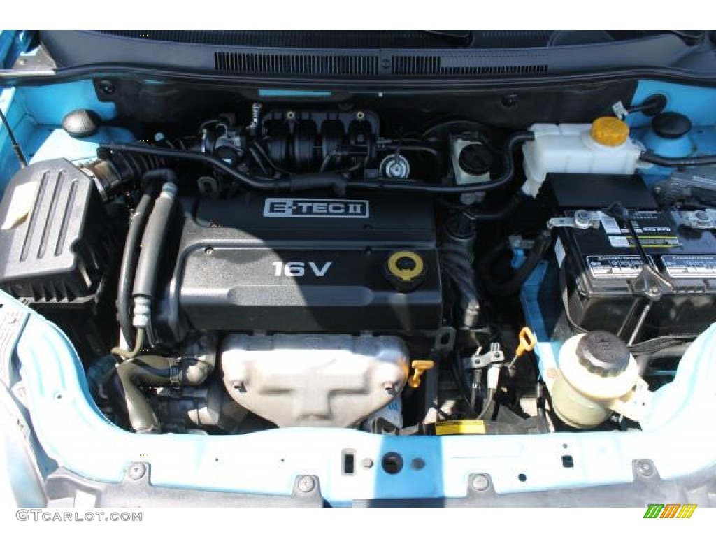 2007 Aveo LT Sedan - Icelandic Blue / Charcoal Black photo #7