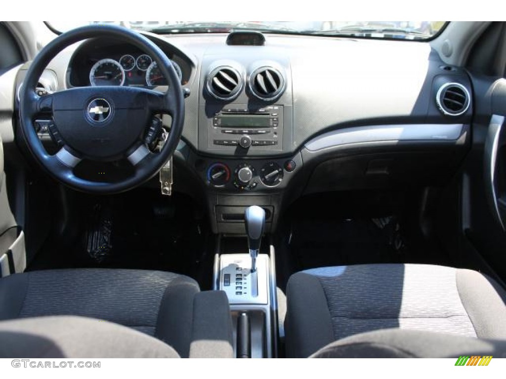 2007 Aveo LT Sedan - Icelandic Blue / Charcoal Black photo #10