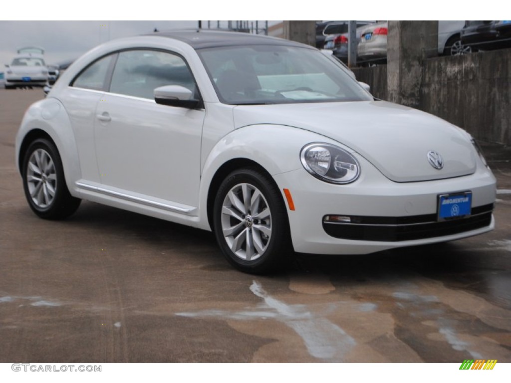 Pure White Volkswagen Beetle