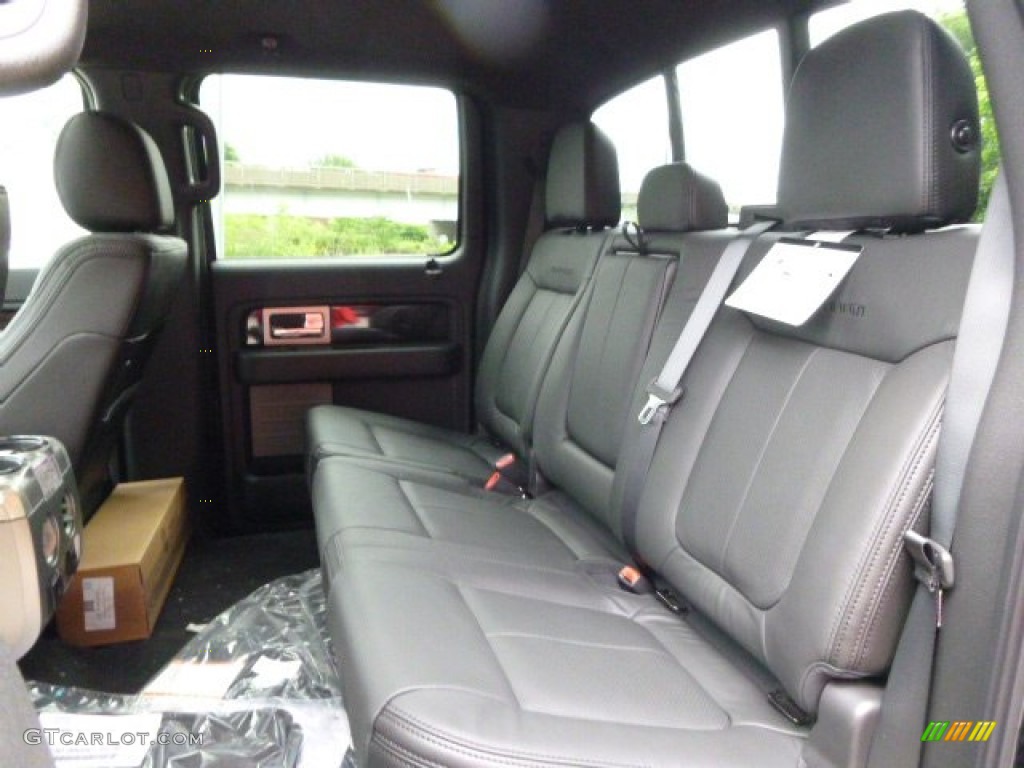 2014 F150 Platinum SuperCrew 4x4 - Tuxedo Black / Black photo #11