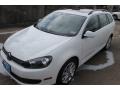 Pure White - Jetta TDI SportWagen Photo No. 3