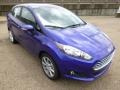 2014 Performance Blue Ford Fiesta SE Sedan  photo #2