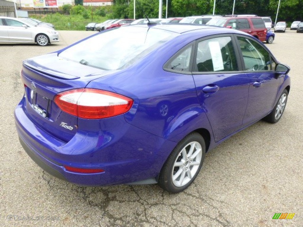 2014 Fiesta SE Sedan - Performance Blue / Charcoal Black photo #8