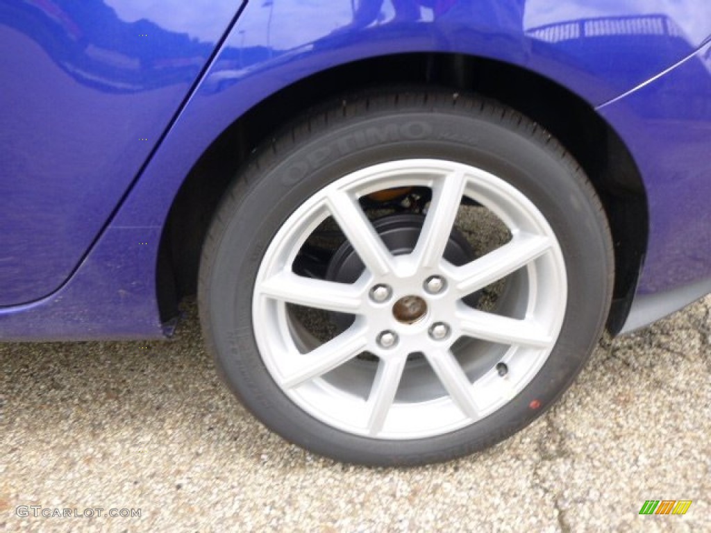 2014 Fiesta SE Sedan - Performance Blue / Charcoal Black photo #9