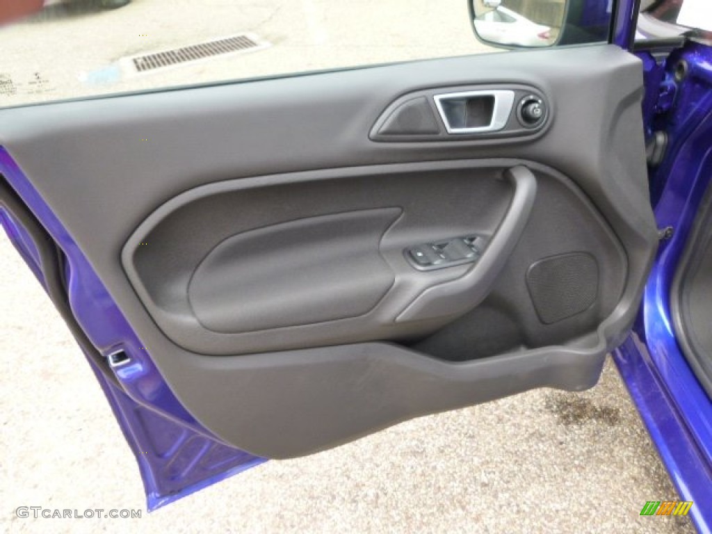 2014 Fiesta SE Sedan - Performance Blue / Charcoal Black photo #11