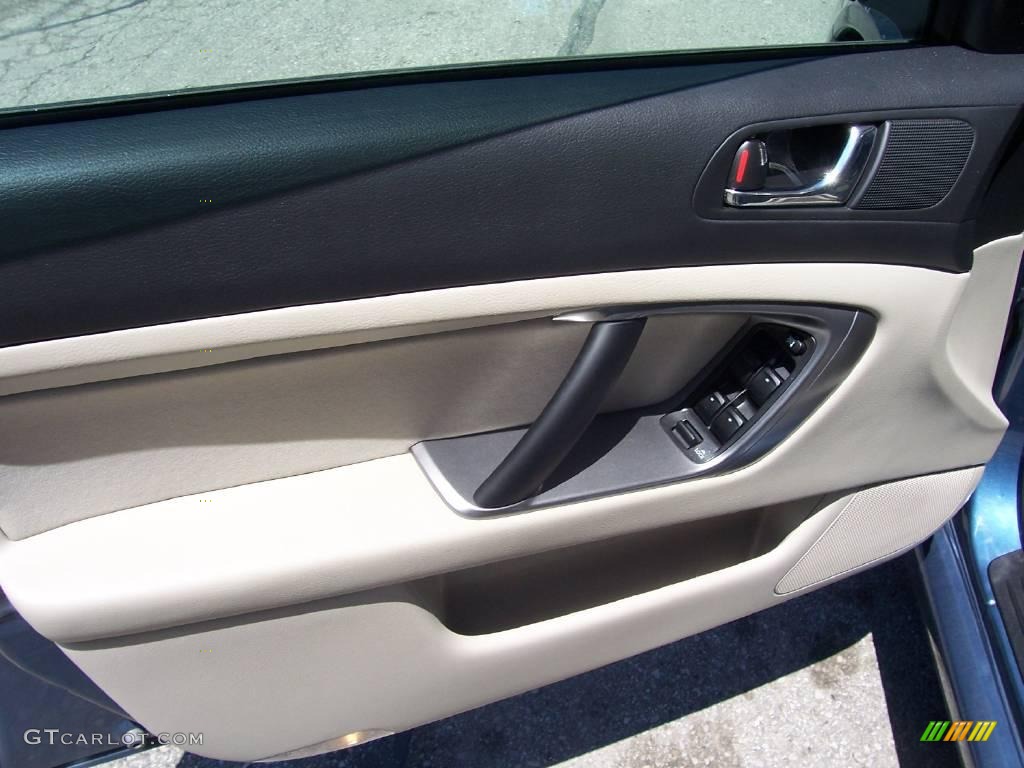 2008 Legacy 2.5i Sedan - Newport Blue Pearl / Warm Ivory photo #16