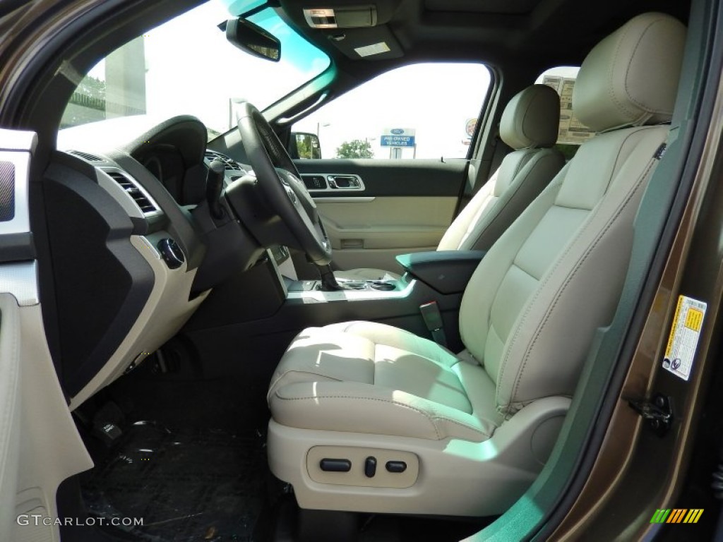 Medium Light Stone Interior 2015 Ford Explorer XLT Photo #94842722