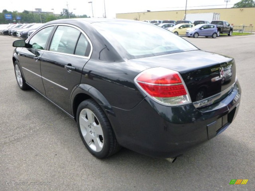 2008 Aura XE 3.5 - Carbon Flash Black / Gray photo #2