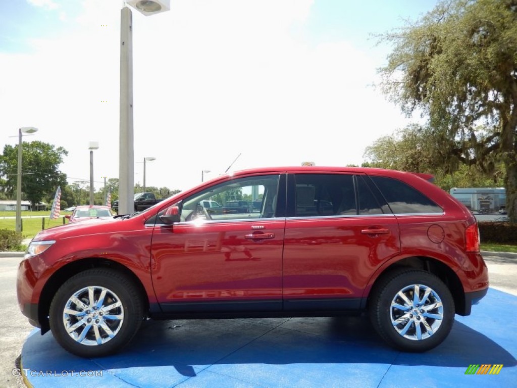 2014 Edge Limited - Ruby Red / Medium Light Stone photo #2