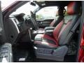 2014 Ford F150 Raptor Special Edition Black/Brick Accent Interior Interior Photo