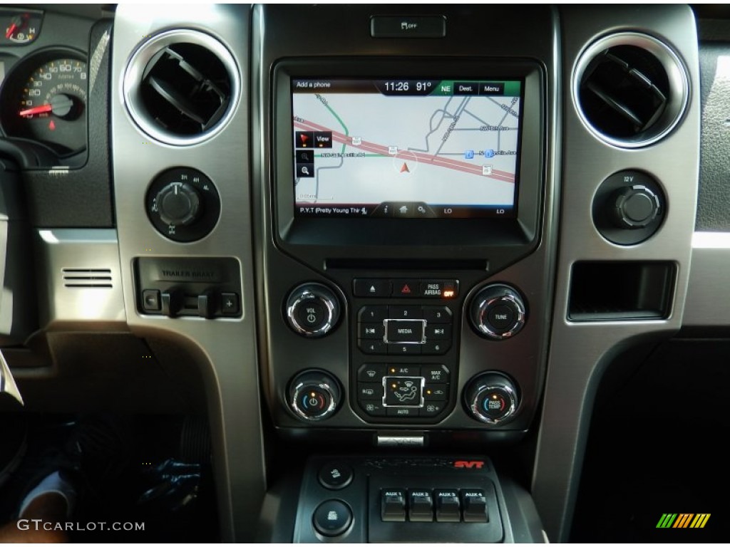 2014 Ford F150 SVT Raptor SuperCrew 4x4 Controls Photo #94845491
